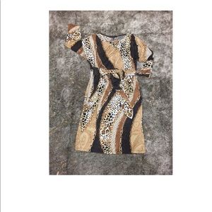 Tiana B gorgeous animal print dress!